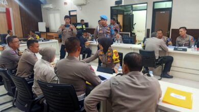 Jajaran Polres Purwakarta menerima kunjungan dari Tim Supervisi Pengawasan Operasi Patuh Lodaya 2023 Polda Jawa Barat