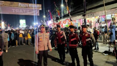 Polres Purwakarta, Polda Jawa Barat kerahkan ratusan personel Pengamanan jalur Napak Tilas dalam Rangka Hari Jadi Purwakarta ke-192