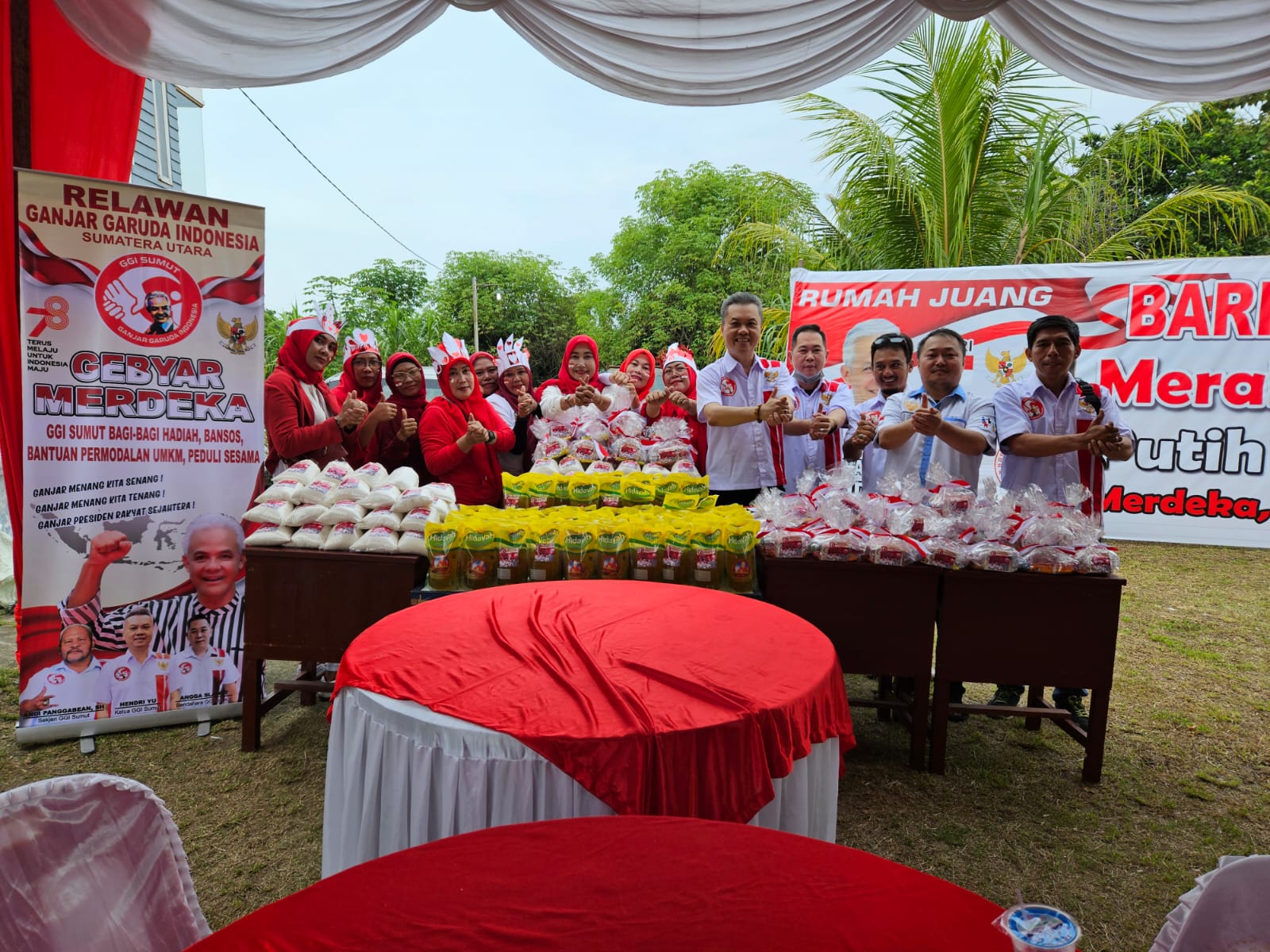 Relawan Barisan Rambut Putih yang dipimpin oleh Bapak Ketum BRP, berpartisipasi dalam event-event berskala besar,