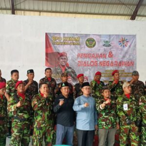 Turut hadir dalam kegiatan tersebut ratusan anggota dan pengurus Kokam yang ada di Sumut.