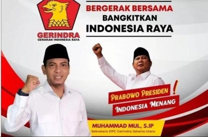 Ketua Karang Taruna DKI Muhammad Mul, S.I.P Putra Daerah Penjaringan Berjiwa Sosial & Berdedikasi Maju sebagai Caleg DPRD Gerinda DKI Jakarta