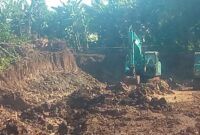 Kegiatan Galian Tanah Di Kampung Pabuaran Kelurahan Tigaraksa Kecamatan Tigaraksa Disegel Petugas Satpol PP