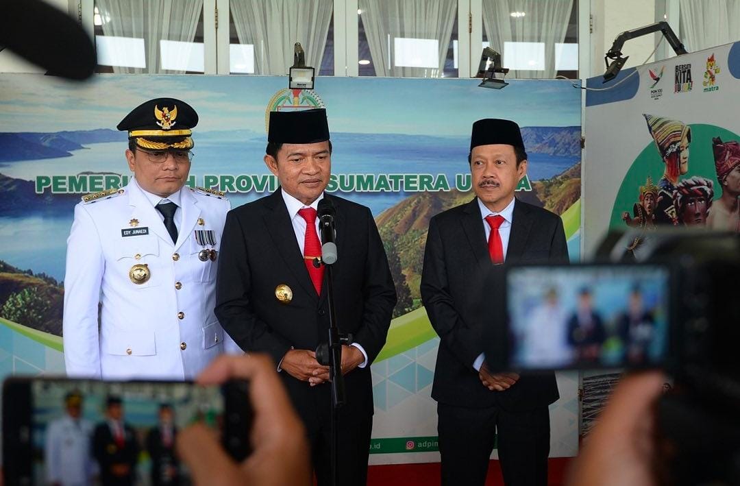 Lantik Pj Bupati Padang lawas, Pj Gubernur sumatera Utara minta jaga kondusivitas daerah jelang pemilu