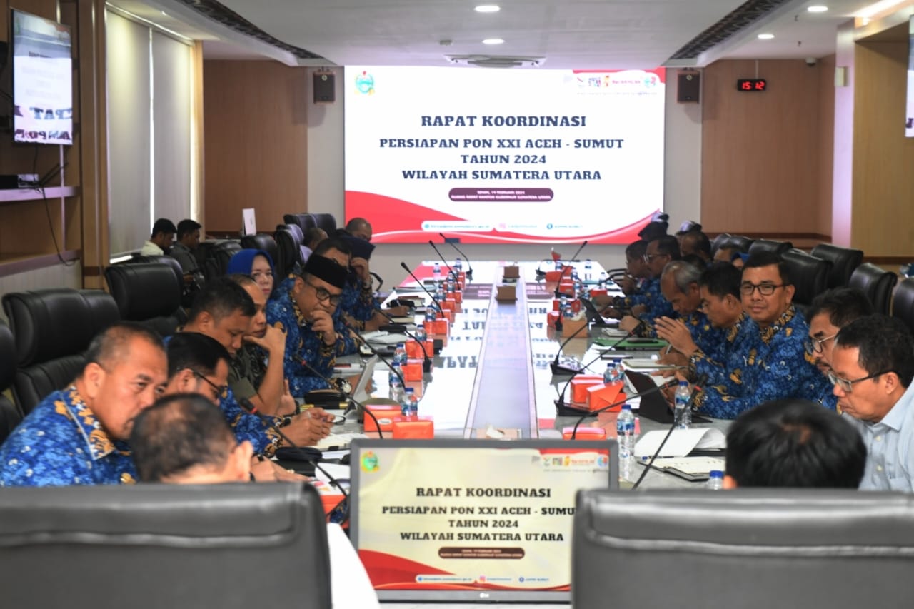 Pj Gubernur Sumut Minta OPD Tetap Jaga Semangat, Progress Persiapan PON XXI On The Track