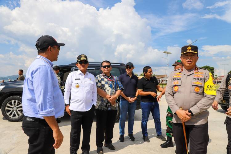 Tinjau venue F1 powerboat Pj Gubernur Sumatera Utara memastikan persiapan berjalan dengan baik