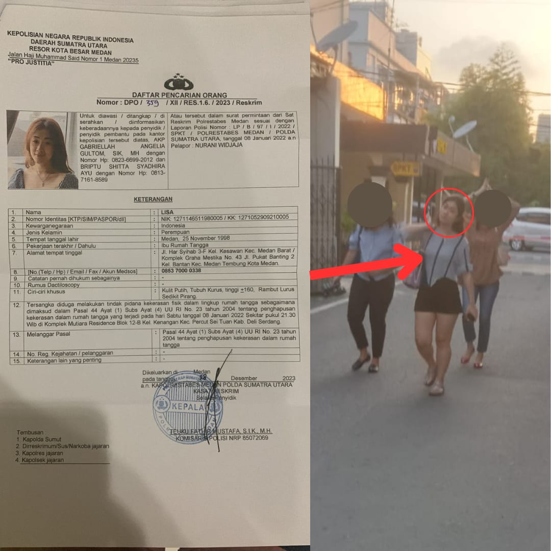 Satreskrim Polrestabes Medan Berhasil Amankan Seorang DPO Wanita Pelaku Penganiayaan Mertua