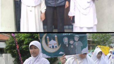 SD ISLAM ASSA'ADAH MELAKUKAN PAWAI KELILING MENYAMBUT BULAN SUCI RAMADHAN 1445H CIPINANG JAKARTA YIMUR