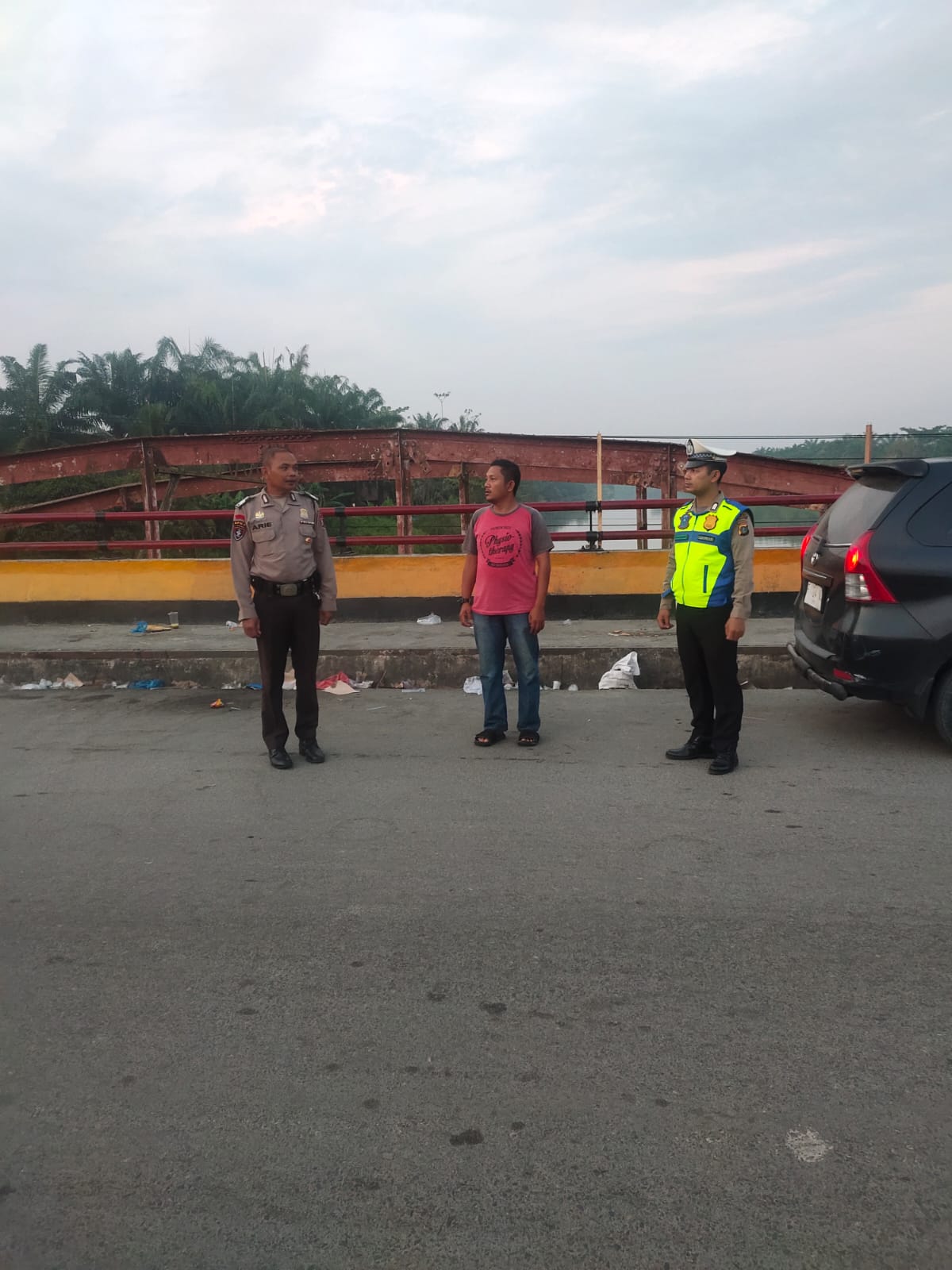 Polres Langkat patroli asmara Subuh demi wujudkan kamtibmas