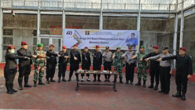Jelang Hari Raya Idul Fitri 1445 H dan HBP Ke-60, Lapas Pancur Batu Gelar Apel Siaga 3+1 Berantas Halinar