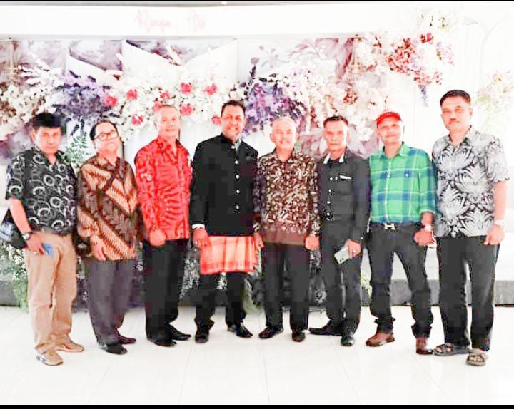 Pengurus FJP Dan IMO Sumut Hadiri Resepsi Pernikahan Anak dari ketua Penasehat