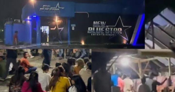 Aneh !! Baru digrebek blue star tetap saja beroperasi