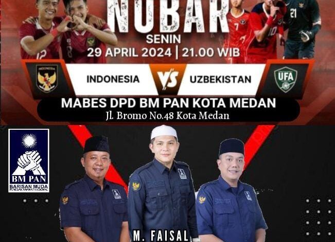 DPD BM PAN Kota Medan Melaksanakan Rapat Koordinasi & Silaturahmi akbar Bersama DPC BM PAN kecamatan se - Kota Medan serta nonton bareng semi final bola indonesia