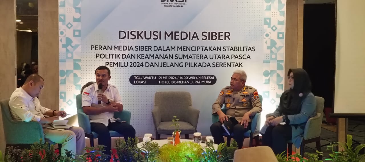 JMSI Sumut Gelar Diskusi Media Siber, Bahas Peran Media Menjaga Keamanan Sumut Jelang Pilkada