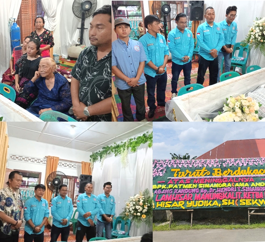 Jajaran DPW PROGIB SUMUT Melayat Ke Rumah Duka Keluarga Dewan Penasehat di Binjai