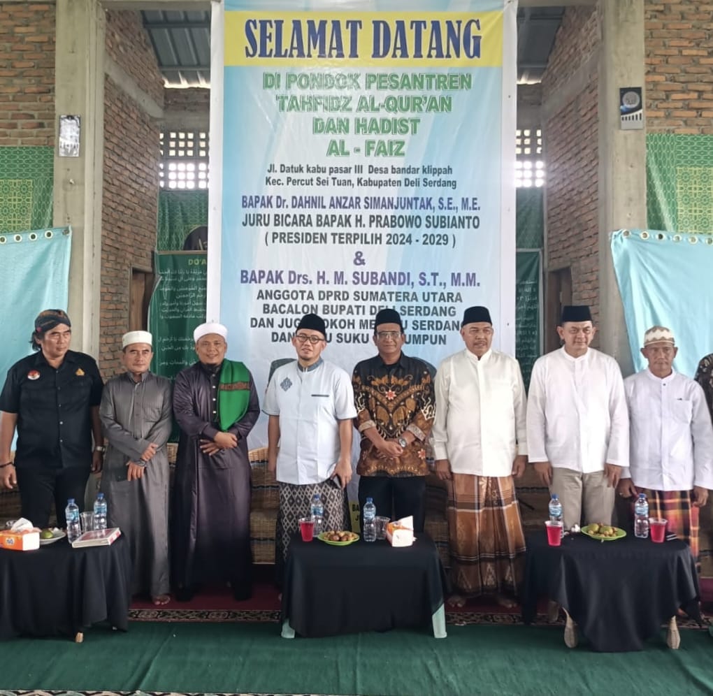 Dahnil Simanjuntak Lakukan Kunjungan Konsolidasi Penguatan Wawasan Kebangsaan Dan Penyebarluasan Ideologi Pancasila Ke Ponpes Al-Faiz